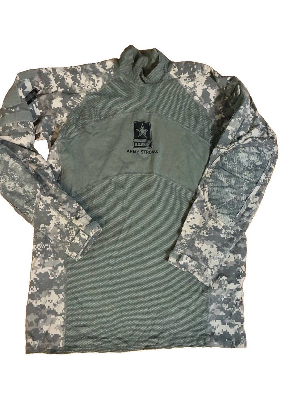 Massif “Army Strong” ACU Digital Camo Flame Resistant Tactical Shirt NWOT 2XL